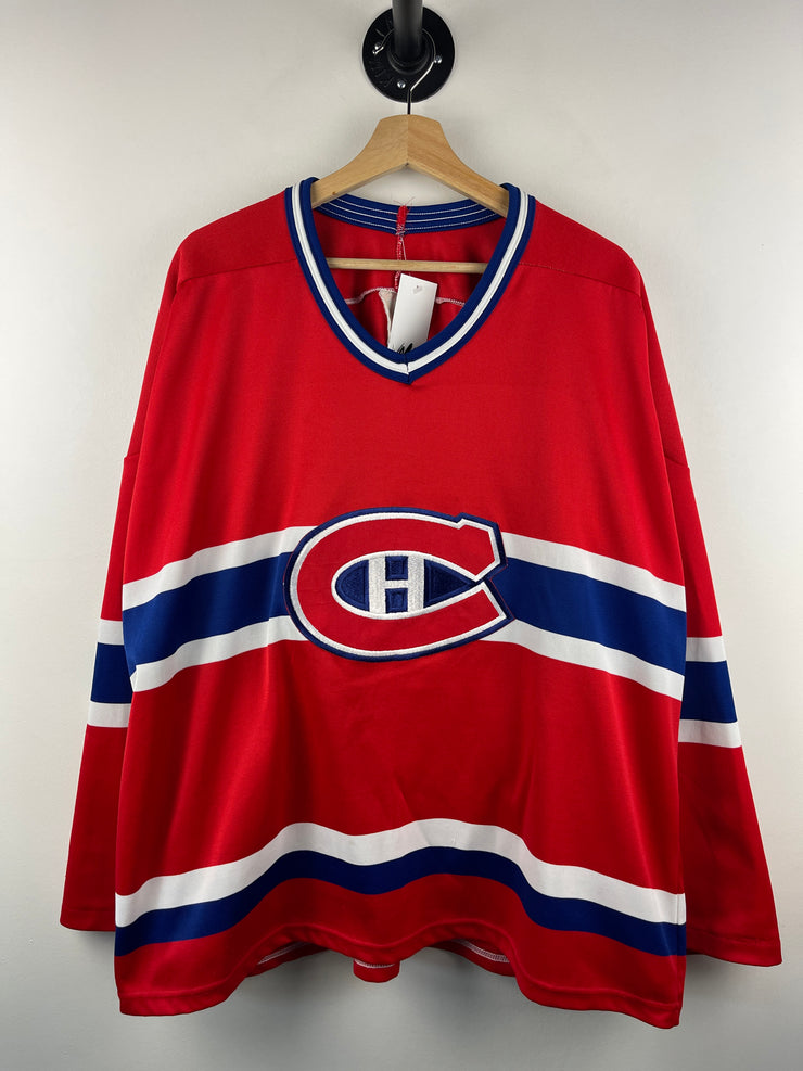 Vintage 90s NHL CCM Montreal Canadiens Red Hockey Jersey