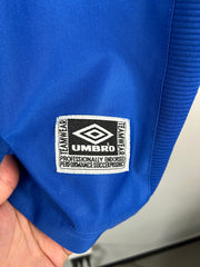 Vintage 90s Umbro Blue Soccer Jersey