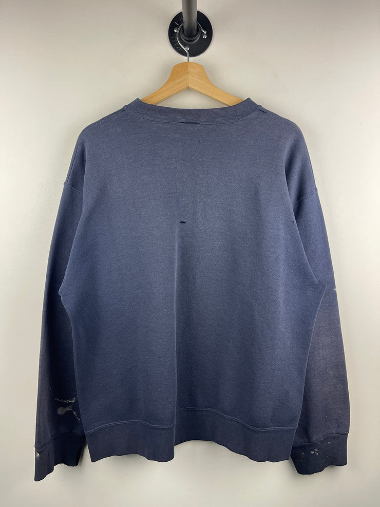 Vintage 90s Penn State Nittany Lions Tournament Of Roses Thrashed Navy Crewneck