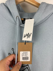 Stussy Broken Crown Steel Blue Hoodie