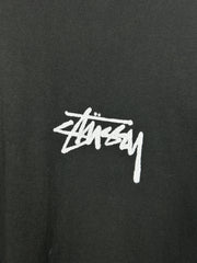 Stussy International Skull Fire Playing Cards Black Tee