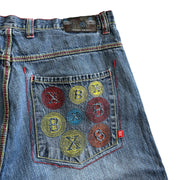 Vintage Y2K BX Baggy Blue Denim Shorts