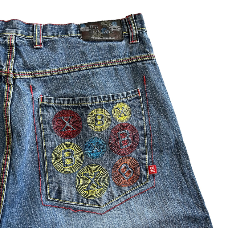 Vintage Y2K BX Baggy Blue Denim Shorts