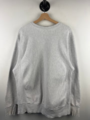 Vintage 90s Champion Reverse Weave William & Mary Grey Crewneck