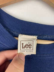 Vintage 80s Lee Made In USA Navy Crewneck
