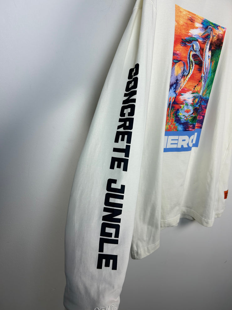 Heron Preston Concrete Jungle White Long Sleeve