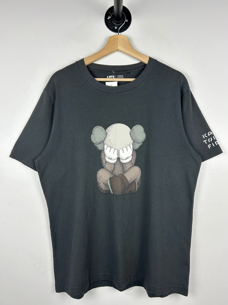 Kaws Tokyo First Dark Grey Tee