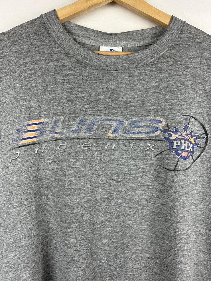 Vintage 90s NBA Logo Athletic Phoenix Suns Grey Tee