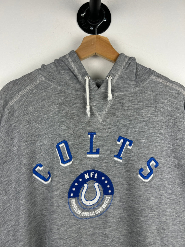 Vintage 90s NFL Indianapolis Colts Grey Hoodie