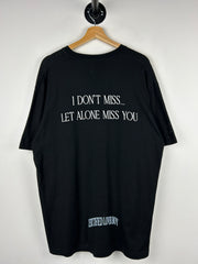 Nike Certified Lover Boy I Don’t Miss Let Alone Miss You Black Tee