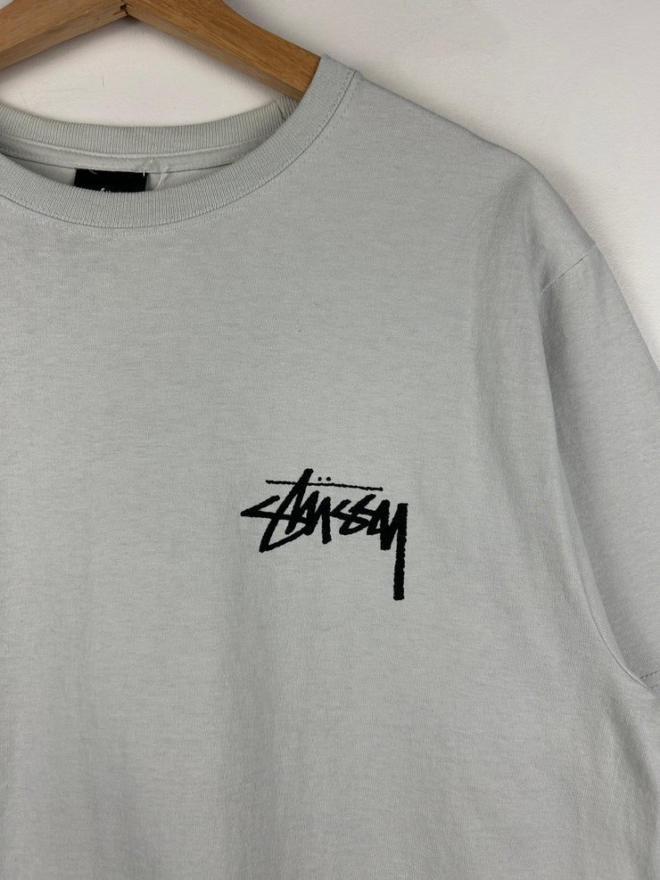 Stussy 8 Ball Cherries Fog Grey Tee