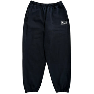 Stussy X Nike SS22 Washed Black Sweatpants