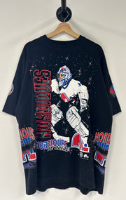 Vintage 1994 Bulletin Quebec Nordiques AOP Tee