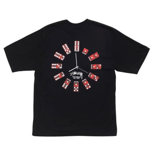Stussy Dice Clock Black Tee