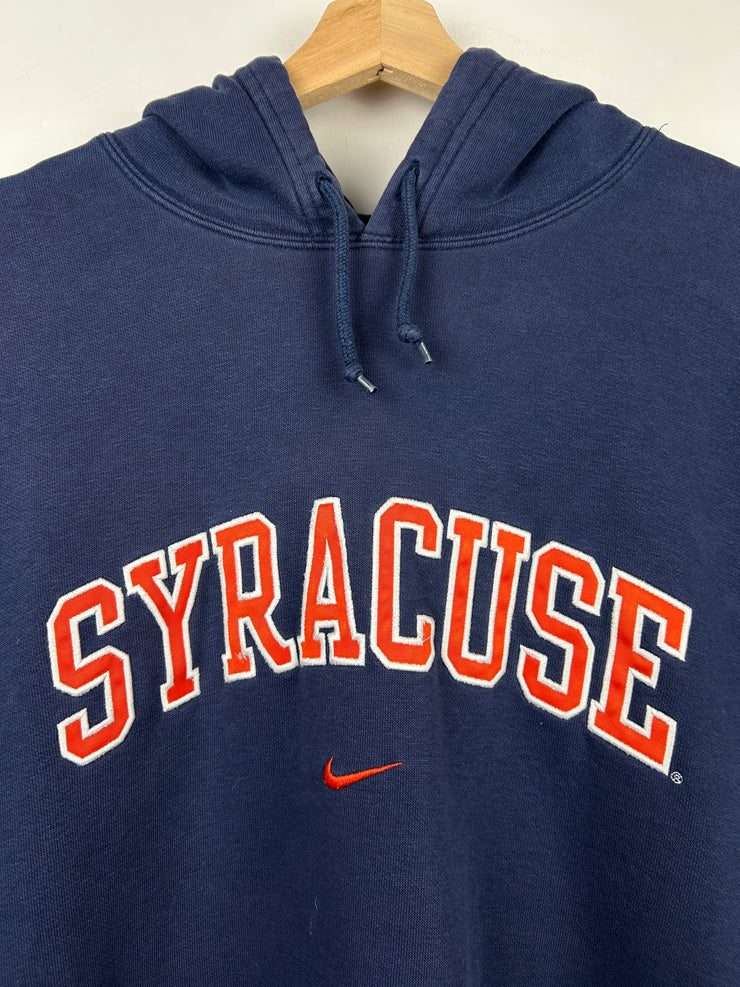 Vintage Nike Syracuse Embroidered Navy Hoodie