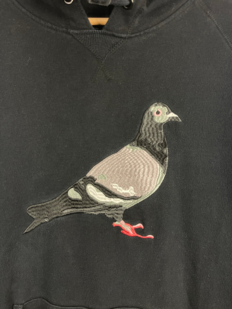Staple Pigeon Embroidered Black Hoodie