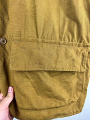 Vintage 50s Bullseye Bill Water Repellent True Vintage Brown Canvas Hunting Jacket