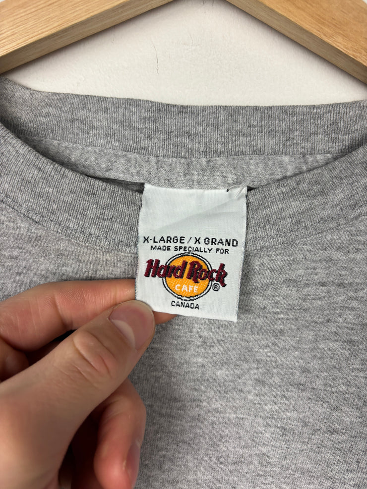Vintage 90s Hard Rock Café Montreal Grey Tee