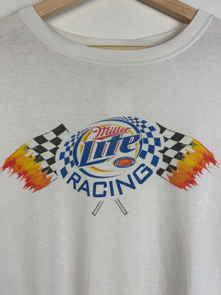 Vintage Miller Lite Racing White Tee