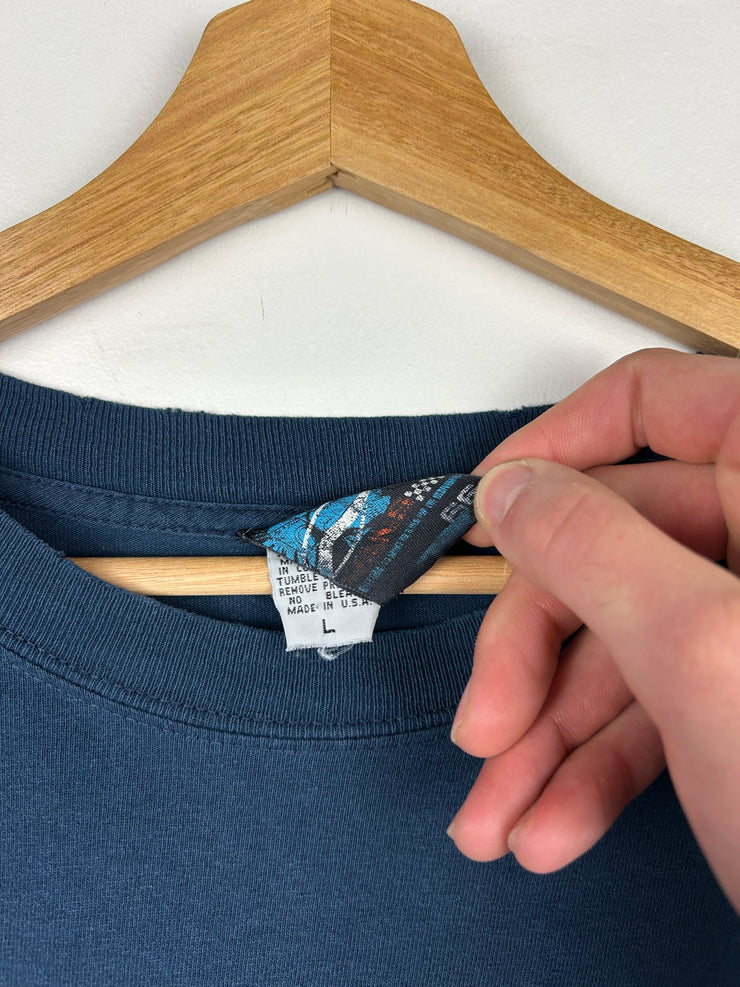 Vintage 90s Vans Skateboarding Thrashed Navy Long Sleeve