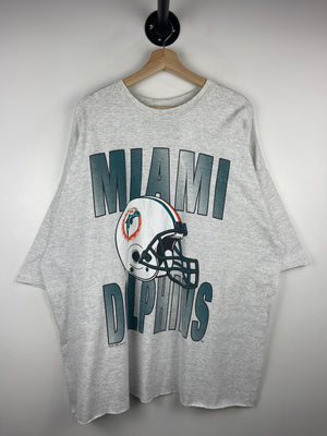 Vintage 90s NFL Miami Dolphins Grey Tee