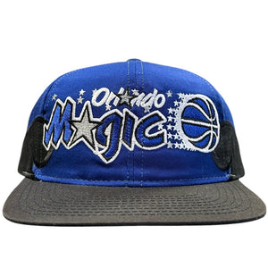 Vintage 90s NBA Starter Orlando Magic Flame Fire Ball Snapback Hat