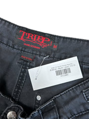 Vintage Y2K Tripp NYC Bondage Baggy Black Cargo Pants