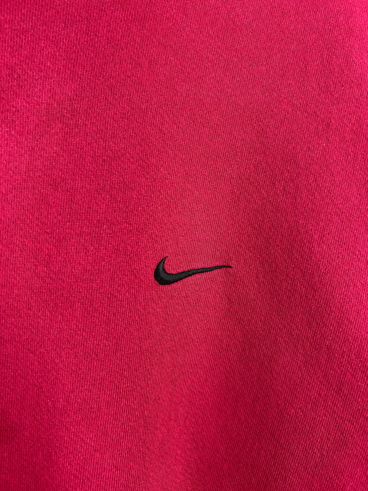 Vintage 90s Nike Mini Swoosh Red Crewneck