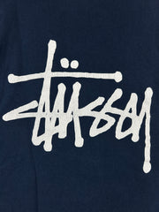 Stussy Script Navy Tee