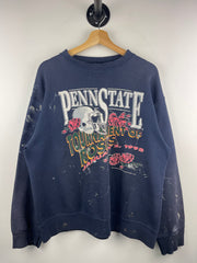 Vintage 90s Penn State Nittany Lions Tournament Of Roses Thrashed Navy Crewneck