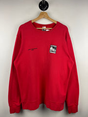 Supreme X The North Face SS16 Steep Tech Red Crewneck