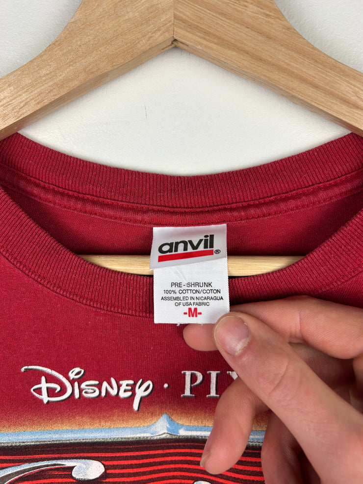 Vintage 2006 Disney Cars Movie Promo Red Tee