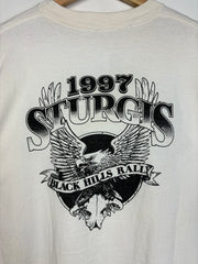 Vintage 90's Sturgis Black Hills White Tee