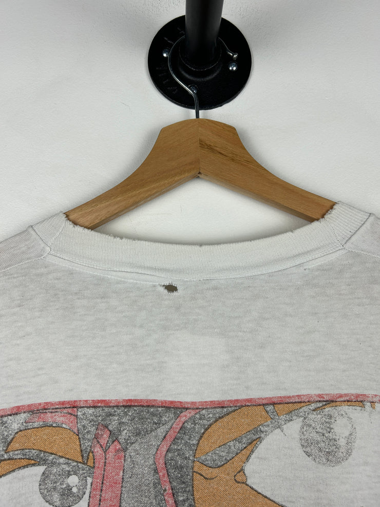 Vintage 80s Akira Fashion Victim Kimono My House Anime Promo White Tee