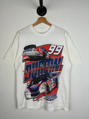 Vintage 90's Nascar Jeff Burton White Tee