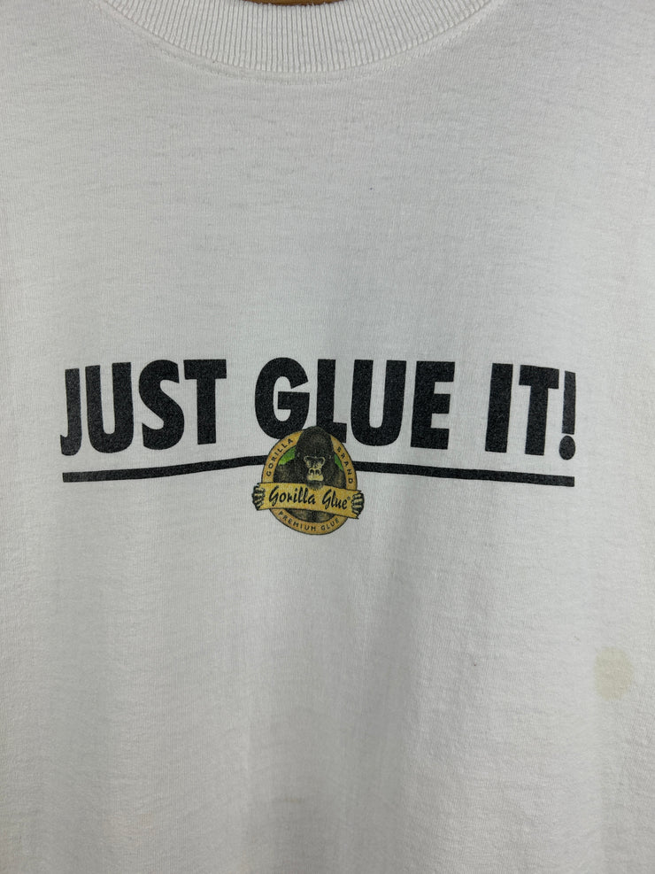 Vintage Gorilla Glue Promo White Tee
