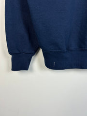 Vintage 90's Russell Syracuse Spellout Navy Crewneck