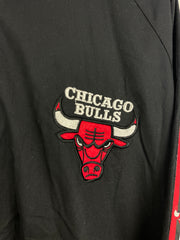 Vintage 90s NBA Pro Player Chicago Bulls Black Windbreaker