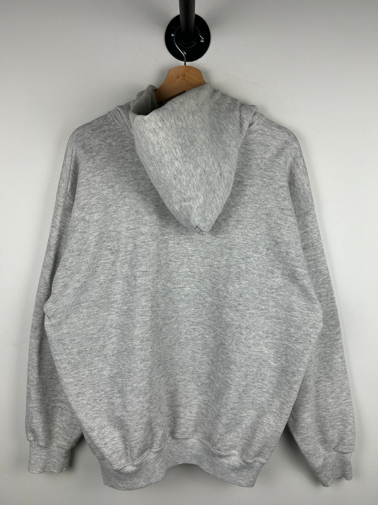 Vintage 90s Tultex Ultra Fleece Grey Essential Blank Hoodie