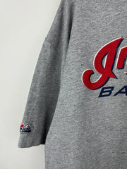 Vintage MLB Majestic Cleveland Indians Baseball Grey Tee