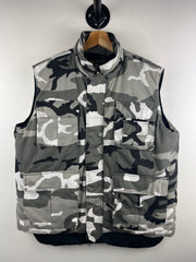 Vintage Ranger Snow Camo Multi Pocket Insulated Vest