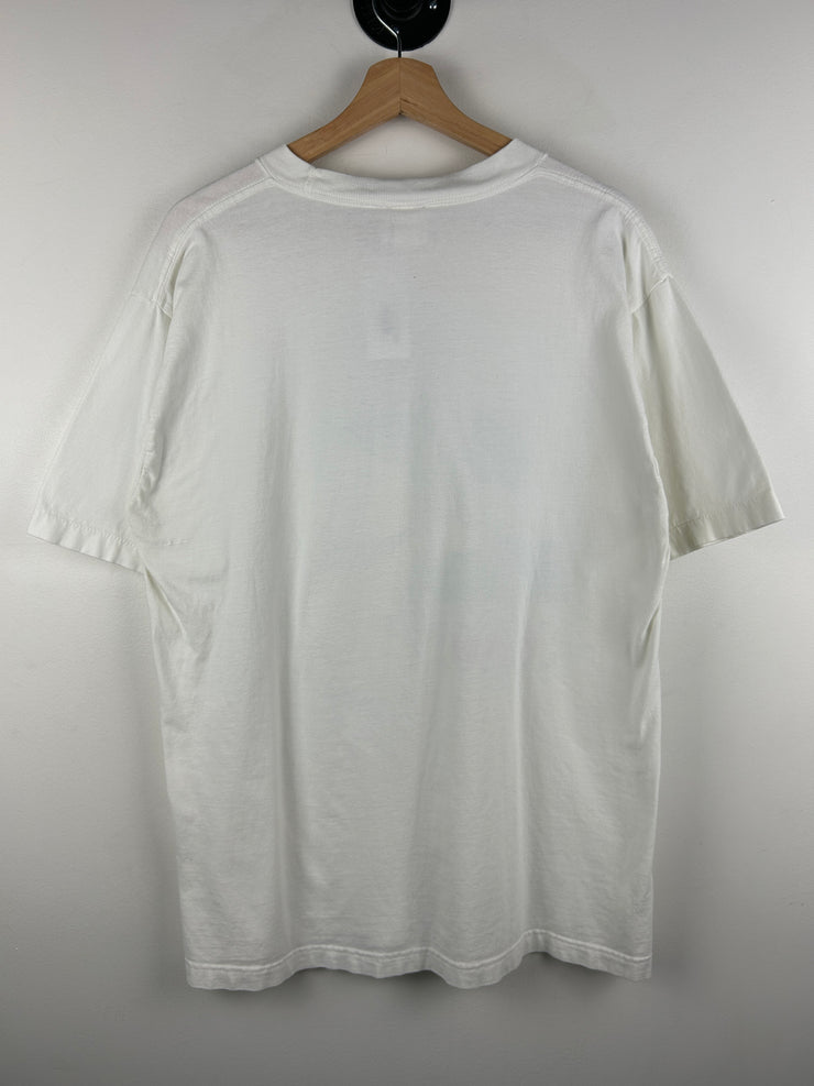 Vintage 90s Pillsbury Dough Boy Go Ahead Push White Tee