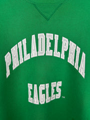 Vintage 90s NFL Russell Athletic Philadelphia Eagles Pro Line Kelly Green Crewneck