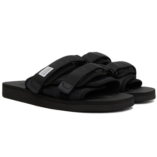 Suicoke Moto Black Slides