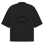 Fear Of God Essentials Arch Logo Jet Black Tee