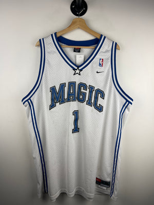 Vintage 90s NBA Nike Orlando Magic McGrady White Basketball Jersey