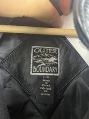 Vintage West Coast Choppers Jesse James Wool & Leather Black Varsity Jacket