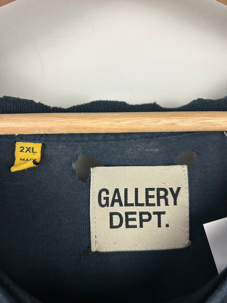 Gallery Dept. Art That Kills Reversible French Logo Faded Black Tee