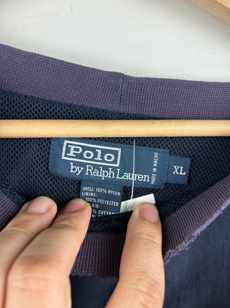 Vintage 90s Polo Ralph Lauren Golf Navy Pullover Windbreaker