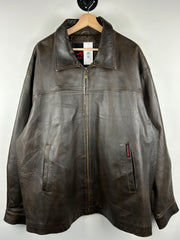 Vintage Winchester Brown Leather Straight Cut Jacket